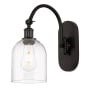 Innovations Lighting Bella 13" Tall Wall Sconce Oil Rubbed Bronze / Clear