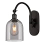 Innovations Lighting Bella 13" Tall Wall Sconce Oil Rubbed Bronze / Light Smoke