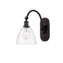 Innovations Lighting Bristol 13" Tall Wall Sconce Oil Rubbed Bronze / Clear