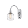 Innovations Lighting Belfast 13" Tall Wall Sconce with Shade Polished Chrome / Deco Swirl