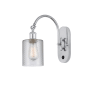 Innovations Lighting Cobbleskill 13" Tall Wall Sconce Polished Chrome / Clear