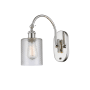 Innovations Lighting Cobbleskill 13" Tall Wall Sconce Polished Nickel / Clear