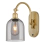 Innovations Lighting Bella 13" Tall Wall Sconce Satin Gold / Light Smoke