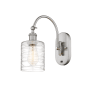 Innovations Lighting Cobbleskill 13" Tall Wall Sconce Brushed Satin Nickel / Deco Swirl