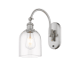 Innovations Lighting Bella 13" Tall Wall Sconce Brushed Satin Nickel / Clear