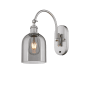 Innovations Lighting Bella 13" Tall Wall Sconce Brushed Satin Nickel / Light Smoke