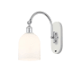 Innovations Lighting Bella 13" Tall Wall Sconce White Polished Chrome / Gloss White