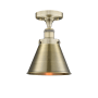 Innovations Lighting Appalachian 8" Wide Semi-Flush Ceiling Fixture Antique Brass