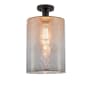 Innovations Lighting Cobbleskill 9" Wide Semi-Flush Ceiling Fixture Oil Rubbed Bronze / Mercury