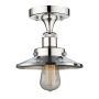 Innovations Lighting Edison 8" Wide Semi-flush Ceiling Fixture Polished Chrome