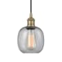 Innovations Lighting Belfast 6" Wide Mini Pendant Antique Brass / Seedy