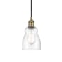 Innovations Lighting Ellery 5" Wide Mini Pendant Antique Brass / Seedy