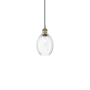 Innovations Lighting Preston 7" Wide Mini Pendant Antique Brass / Clear
