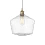 Innovations Lighting Cindyrella 12" Wide Pendant Antique Brass / Seedy