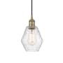 Innovations Lighting Cindyrella 6" Wide Mini Pendant Antique Brass / Seedy