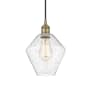 Innovations Lighting Cindyrella 8" Wide Mini Pendant Antique Brass / Seedy