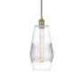 Innovations Lighting Windham 7" Wide Mini Pendant Antique Brass / Clear