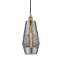 Innovations Lighting Windham 7" Wide Mini Pendant Antique Brass / Smoked