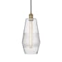 Innovations Lighting Windham 7" Wide Mini Pendant Antique Brass / Seedy