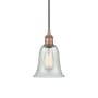 Innovations Lighting Hanover 6" Wide Mini Pendant Antique Copper / Fishnet