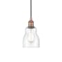 Innovations Lighting Ellery 5" Wide Mini Pendant Antique Copper / Seedy