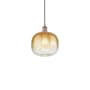 Innovations Lighting Brookhaven Sphere 11" Wide Mini Pendant Antique Copper / Amber