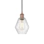 Innovations Lighting Cindyrella 6" Wide Mini Pendant Antique Copper / Seedy