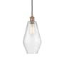 Innovations Lighting Cindyrella 7" Wide Mini Pendant Antique Copper / Seedy