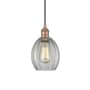 Innovations Lighting Eaton 6" Wide Mini Pendant Antique Copper / Clear