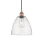 Innovations Lighting Edison 9" Wide Mini Pendant Antique Copper / Seedy