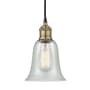 Innovations Lighting Hanover 6" Wide Mini Pendant Black Antique Brass / Fishnet