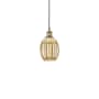 Innovations Lighting Preston 7" Wide Mini Pendant Black Antique Brass / Mercury