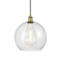 Innovations Lighting Athens 12" Wide Pendant Brushed Brass / Seedy