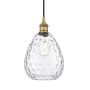 Innovations Lighting Waverly 8" Wide Mini Pendant Brushed Brass / Clear