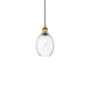 Innovations Lighting Preston 7" Wide Mini Pendant Brushed Brass / Clear