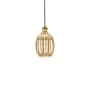 Innovations Lighting Preston 7" Wide Mini Pendant Brushed Brass / Mercury