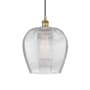 Innovations Lighting Norfolk 12" Wide Pendant Brushed Brass / Clear