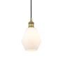 Innovations Lighting Cindyrella 6" Wide Mini Pendant Brushed Brass / Cased Matte White