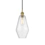 Innovations Lighting Cindyrella 7" Wide Mini Pendant Brushed Brass / Seedy