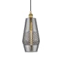 Innovations Lighting Windham 7" Wide Mini Pendant Brushed Brass / Smoked