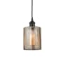Innovations Lighting Cobbleskill 5" Wide Mini Pendant Matte Black / Mercury