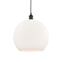 Innovations Lighting Athens 14" Wide Pendant Matte Black / Matte White
