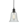Innovations Lighting Hanover 6" Wide Mini Pendant Matte Black / Fishnet