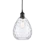 Innovations Lighting Waverly 8" Wide Mini Pendant Matte Black / Clear