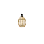 Innovations Lighting Preston 7" Wide Mini Pendant Matte Black / Mercury
