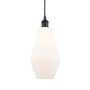 Innovations Lighting Cindyrella 7" Wide Mini Pendant Matte Black / Cased Matte White