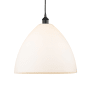 Innovations Lighting Edison Dome 16" Wide Pendant Matte Black / Matte White