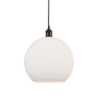 Innovations Lighting Athens 12" Wide Pendant Oil Rubbed Bronze / Matte White