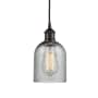 Innovations Lighting Caledonia 5" Wide Mini Pendant Oil Rubbed Bronze / Charcoal