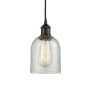 Innovations Lighting Caledonia 5" Wide Mini Pendant Oil Rubbed Bronze / Mica